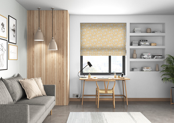 Carlina, Ochre - Roman Blind - Image 5